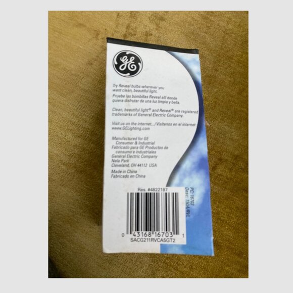 Sale is for ONE GE Reveal 150, Bulb, please see pictures. - Picture 3 of 7